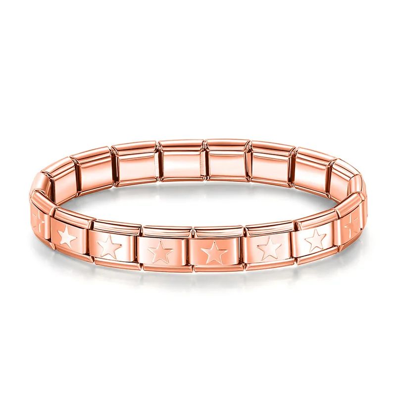 Pulseira Rose Estrelas