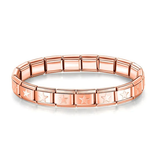 Pulseira Rose Estrelas