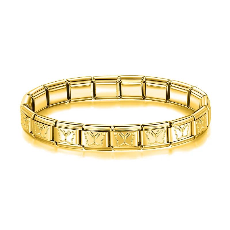 Pulseira Dourada Borboletas